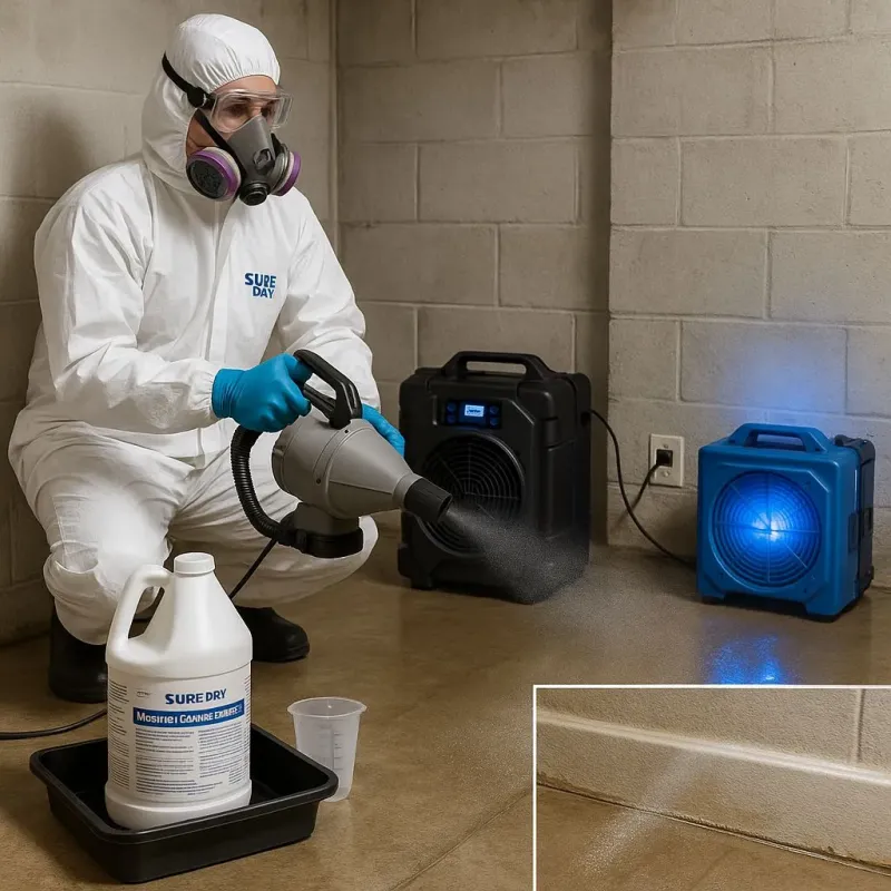 Sanitization and Odor Removal process in Volo, IL
