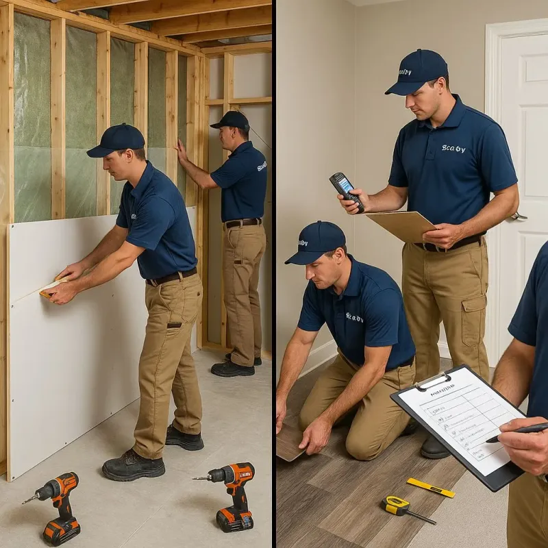 Repairs and Reconstruction process in Volo, IL